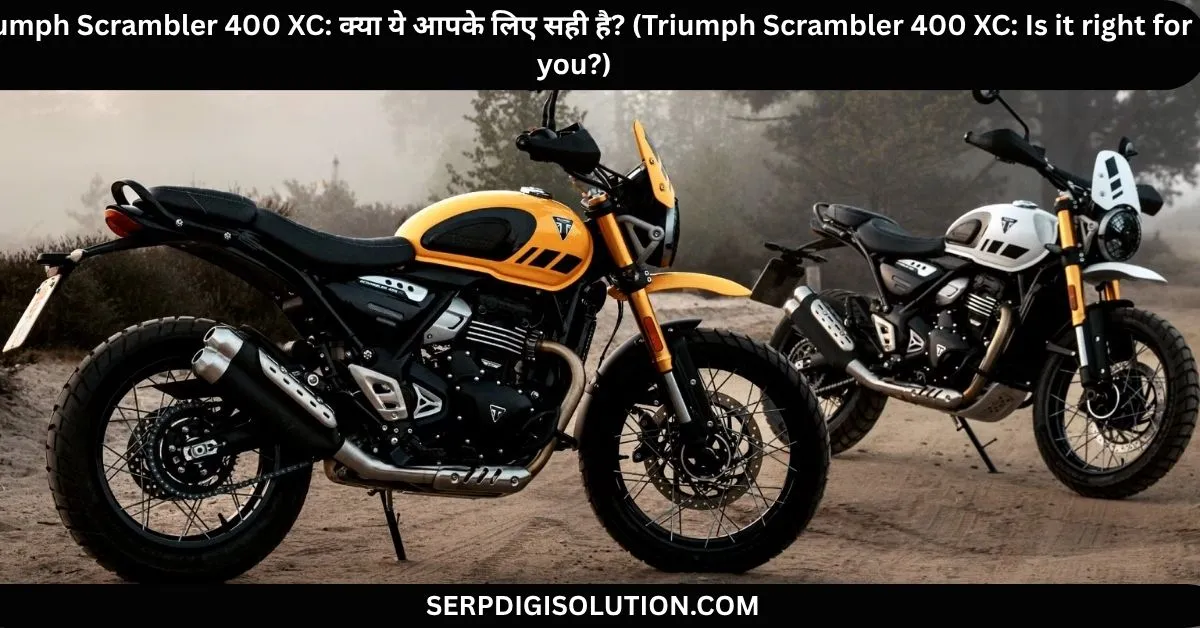 Triumph Scrambler 400 XC