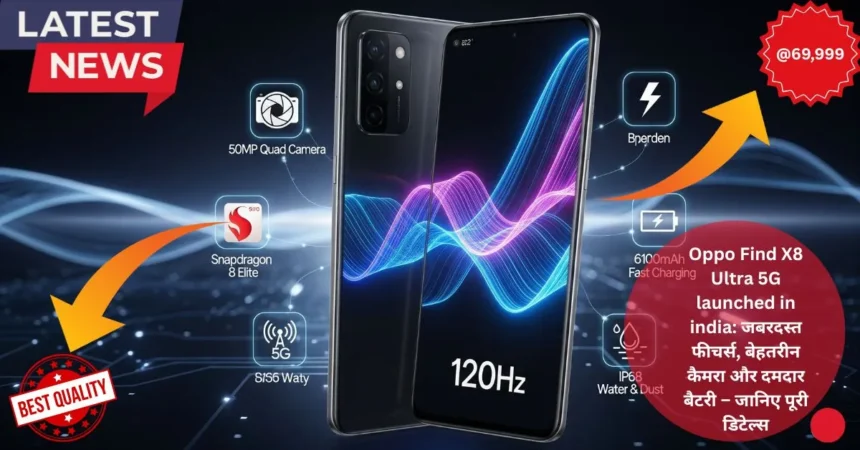 Oppo Find X8 Ultra 5G launched